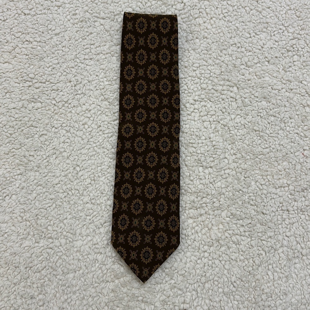 Giorgio Armani Cravatte Tie 100% Silk Vintage - Picture 3 of 7